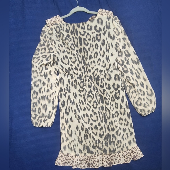 Leopard Ruffle Dress - Picture 2 of 4